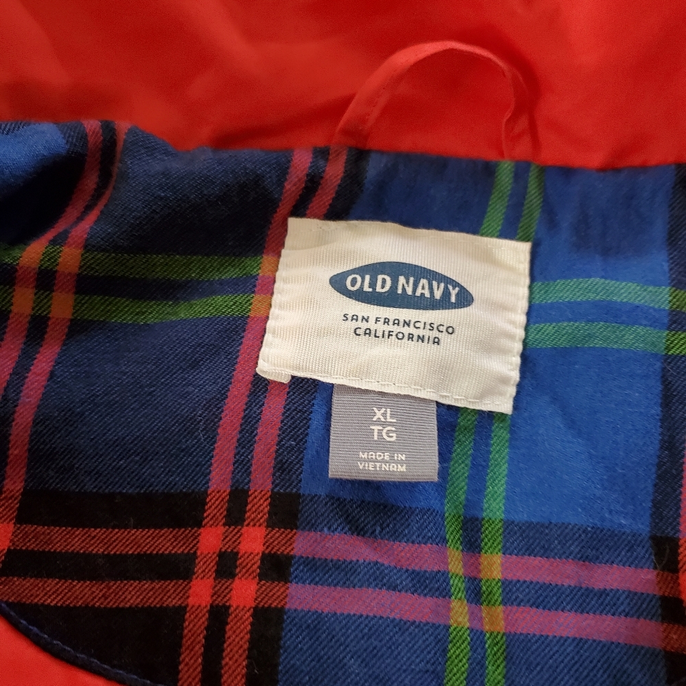 Old Navy Red Puffer Vest - Xlarge